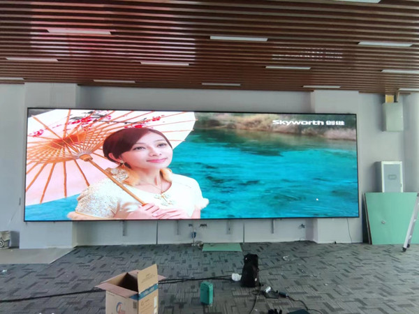 松潘P1.53led小间距屏安装案例